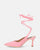 IOLE - pink lycra stiletto heel shoes
