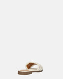JOELE - beige slippers with gems