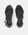 GEA - black PU heeled sandals