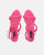 TARISAI - fuchsia faux leather sandals with laces