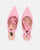 IOLE - pink lycra stiletto heel shoes