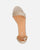 WANDA - gold mid heeled sandals