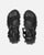JENNY - black sandals with velcro closure