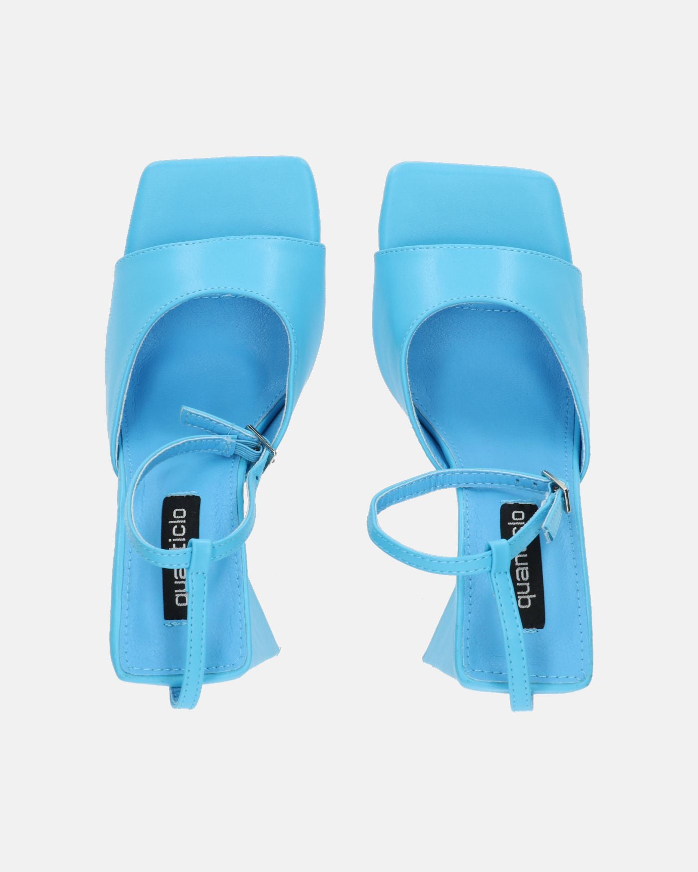 KUBRA - sandals with strap in light blue PU