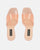FIAMMA - beige perspex heeled sandal with PU sole