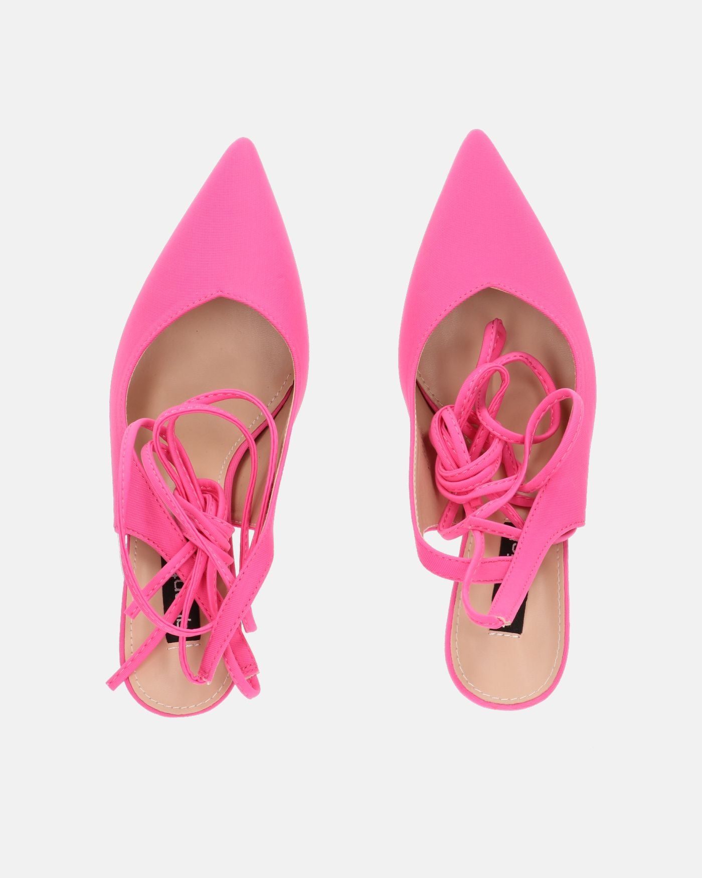 IOLE - fuchsia lycra stiletto heel shoes