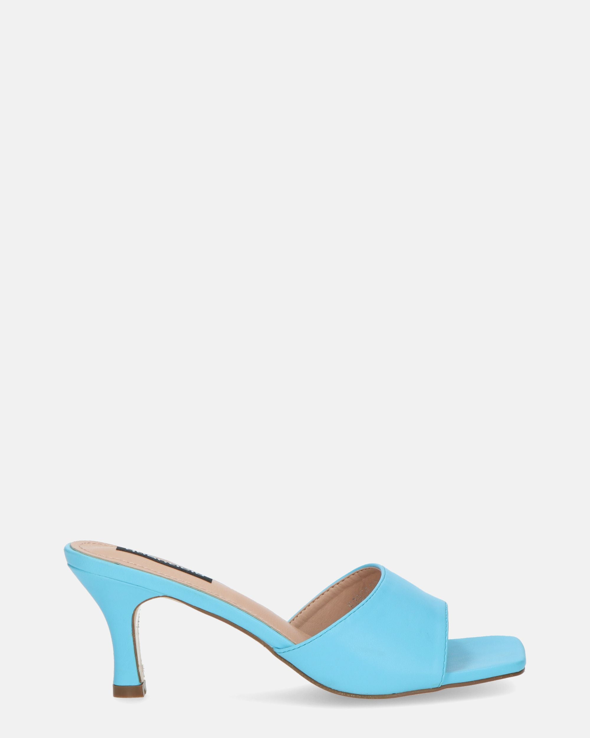 JUNIA - light blue heeled shoes