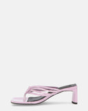 JANNA - thong sandal with violet glassy stripes