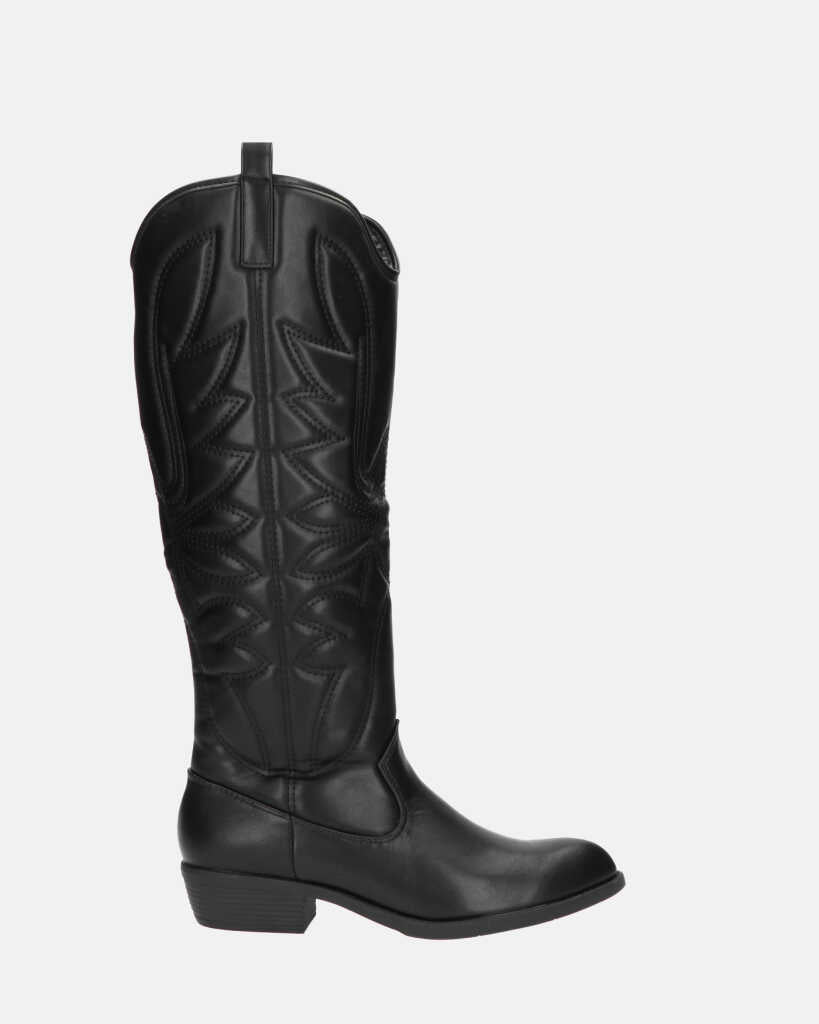 ANGELINA - camperos boots with black designs